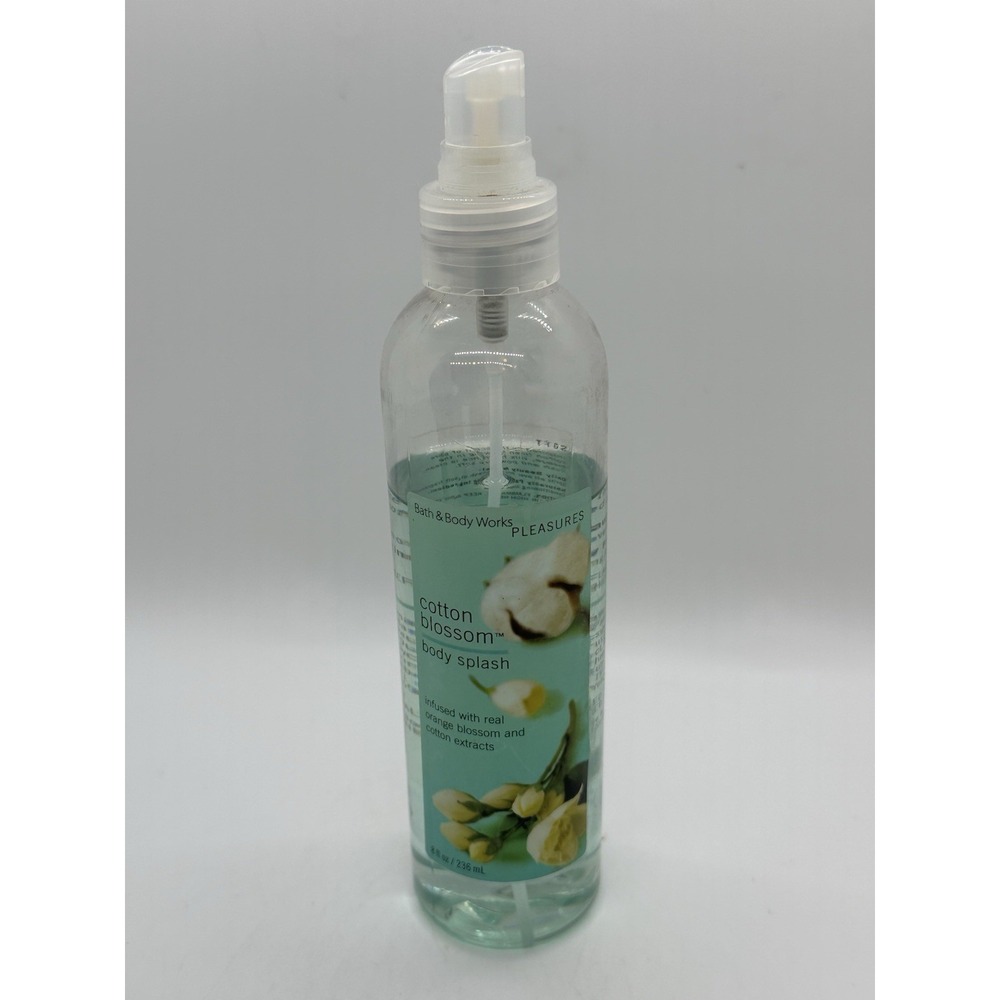 Bath‎ & Body Works Cotton Blossom Body Splash Pleasures 8 fl oz